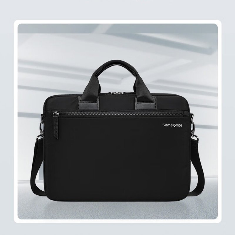 Samsonite DENDI-ICT BP5*002 14吋 筆電手提包(附肩背帶) - 黑色 - 電腦包/筆電包 - 尼龍 黑色