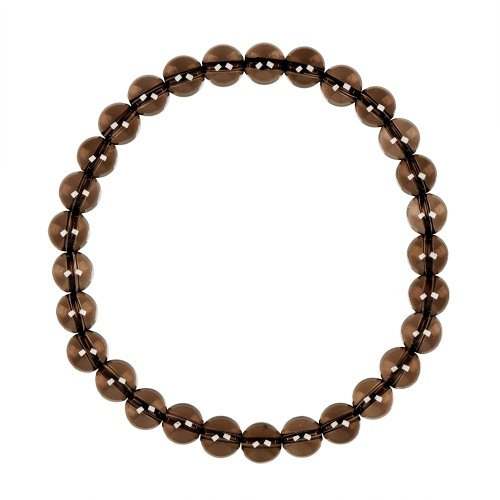 正佳珠寶 Gemsrich Jewelry 【正佳珠寶】茶水晶 頂級超透體煙茶晶 6mm 茶晶手珠