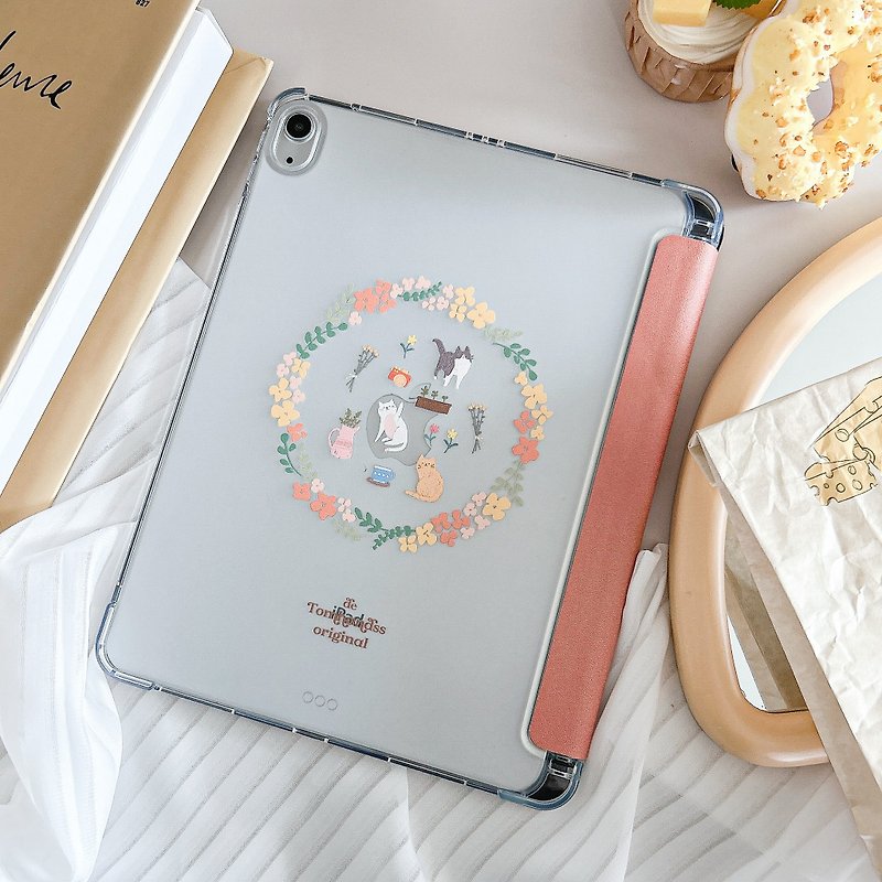 【The Kittens 04】Transparent Matte Book Style iPad Case - Other - Silicone 