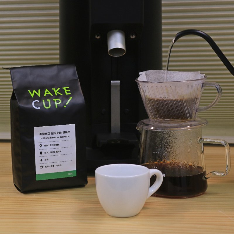 WAKE CUP ! 哥倫比亞 拉米尼塔 模範生 水洗咖啡豆 - 咖啡/咖啡豆 - 新鮮食材 綠色