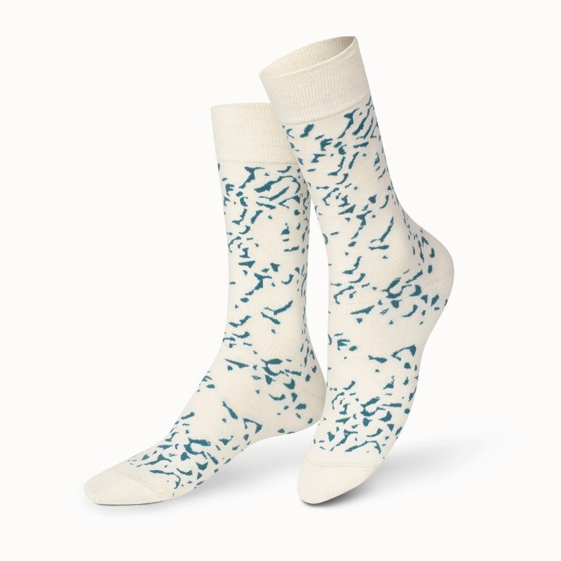 EAT MY SOCKS  / 襪子 / 快餐系列 / 藍紋起司 - 襪子 - 棉．麻 