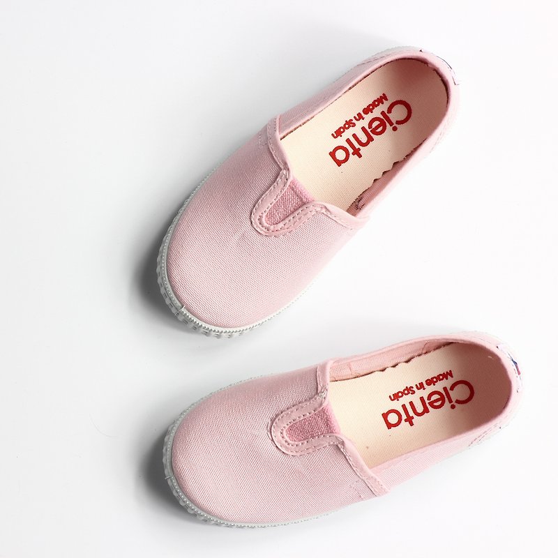 スペイン人は靴CIENTA 54000 03ピンクの幼児、子供サイズのキャンバス - キッズシューズ - コットン・麻 ピンク