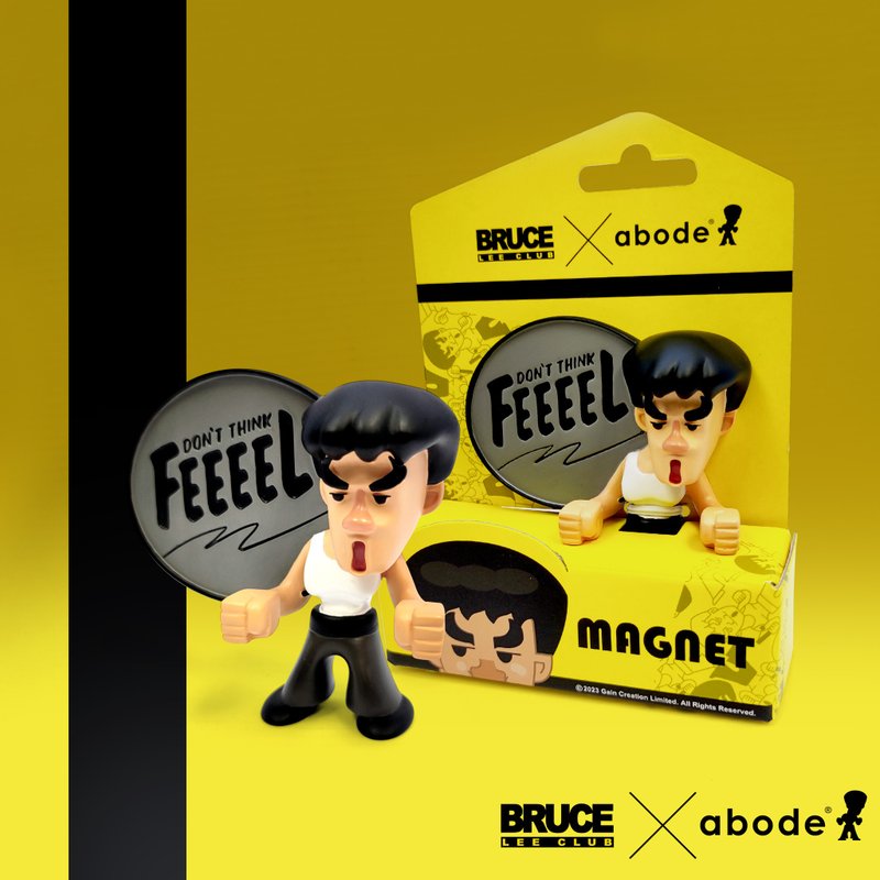 經典人偶冰箱貼 --- Bruce Lee Club x abode 系列 - 磁鐵 - 樹脂 