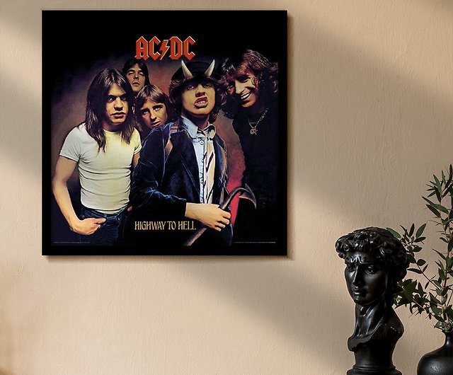 AC/DC】 Highway To Hell Album Cover Reproduction - 30x30 with Frame - Shop  dopetw Posters - Pinkoi