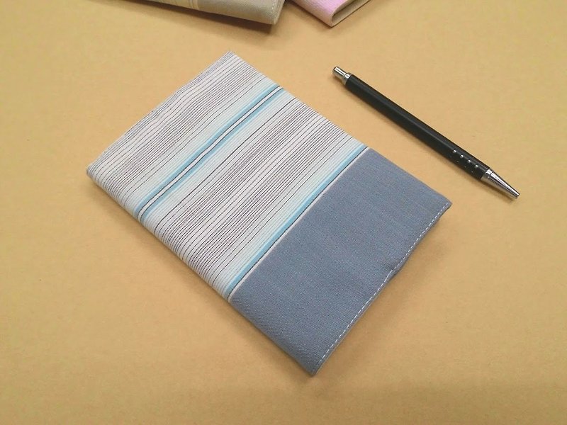 Exquisite A6 cloth book clothing ~ light blue (unique goods) B04-026 - Notebooks & Journals - Other Materials 
