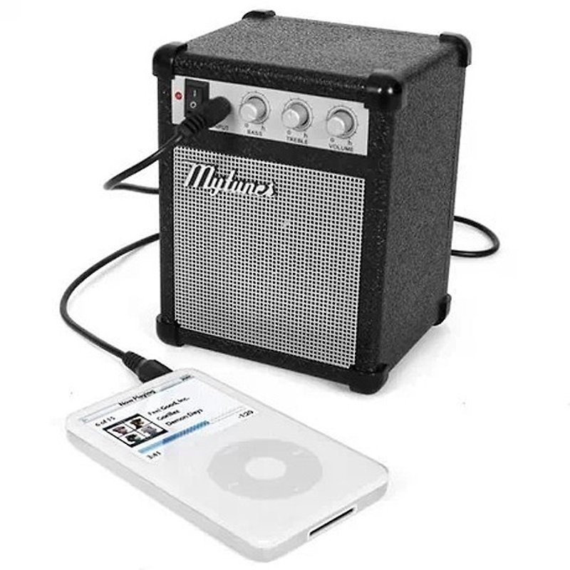 迷你搖滾音箱造型 USB/電池兩用 音箱喇叭 吉他音箱 - 藍牙喇叭/音響 - 其他金屬 