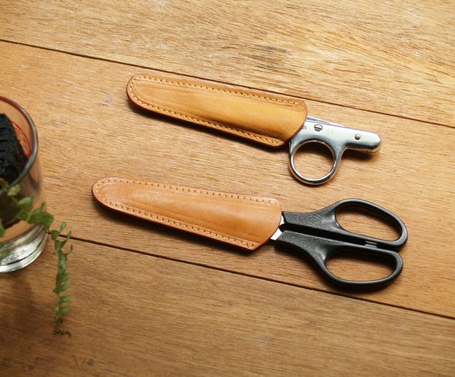 Leather Scissor Case - Classic Tan - Shop weekenlife.co Scissors