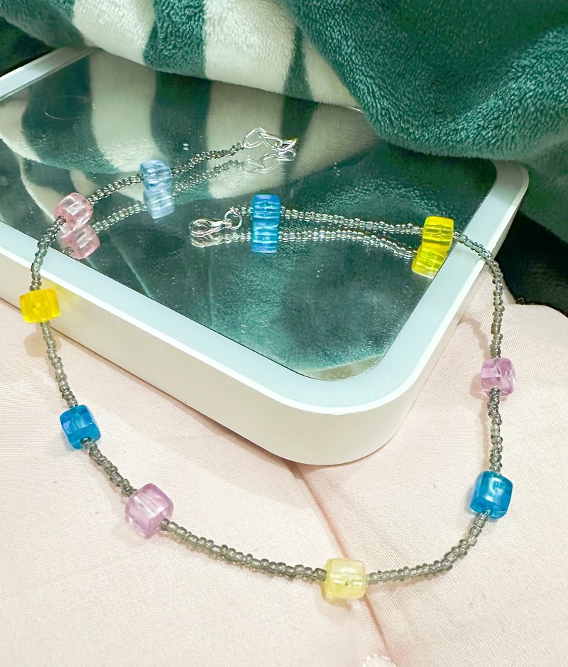 全新DIY珠珠項鍊 - 項鍊 - 其他材質 多色