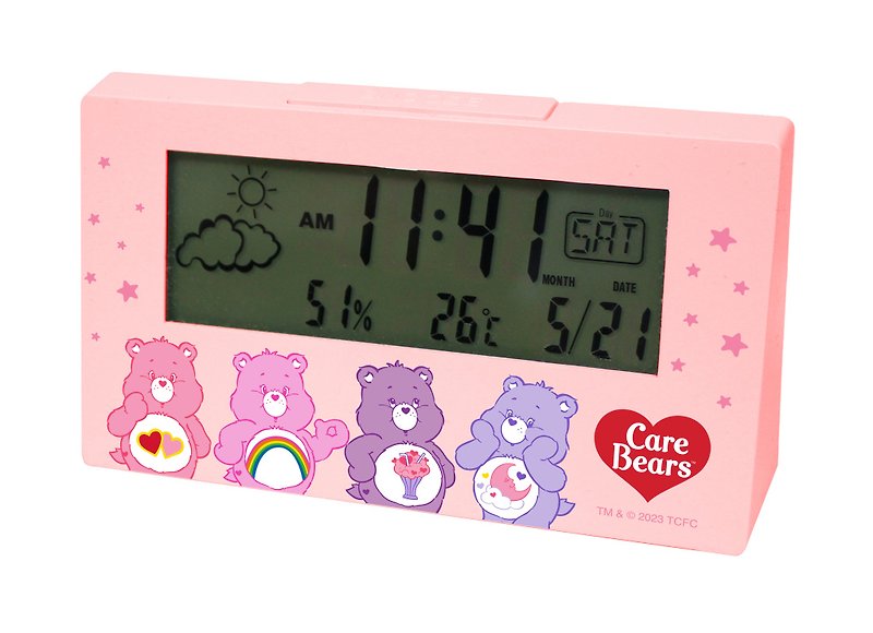Genuinely authorized Care Bears multifunctional electronic clock (3 styles) - Clocks - Plastic Multicolor