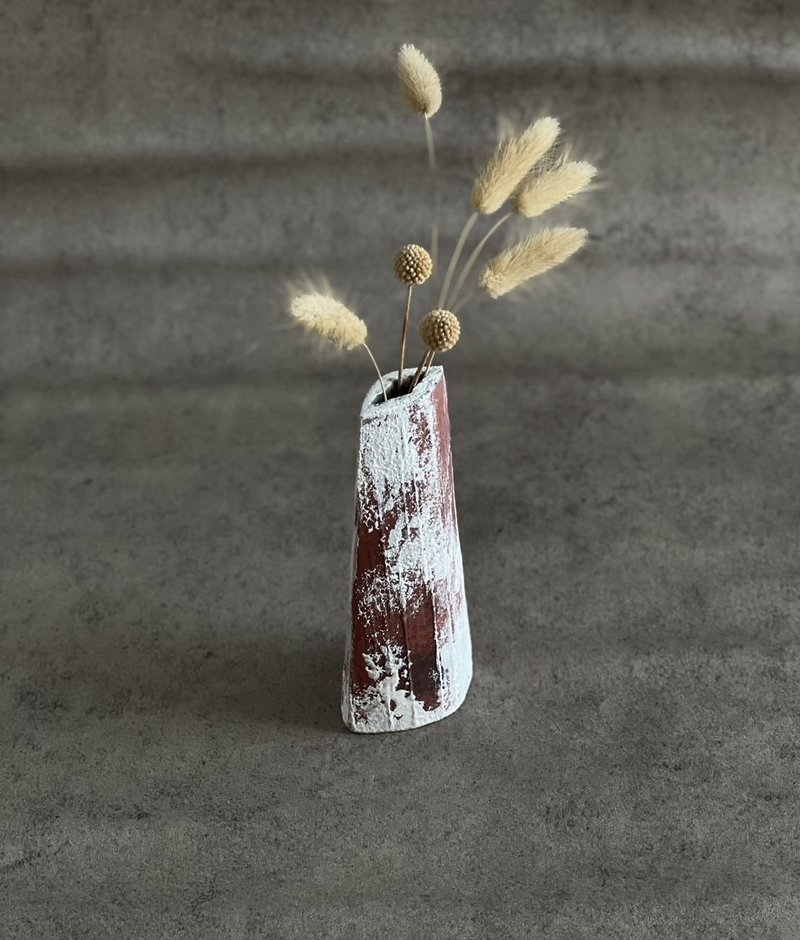 花器/桌上型擺件/風霜紅塵-jesmonite/ 交換禮物/水泥 - 花瓶/花器 - 水泥 