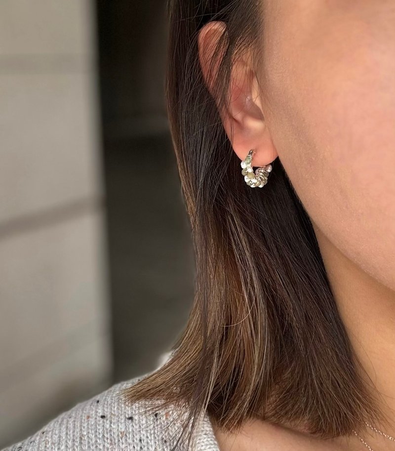 Bohemian Rhapsody - ต่างหู - เครื่องประดับพลอย สีเงิน