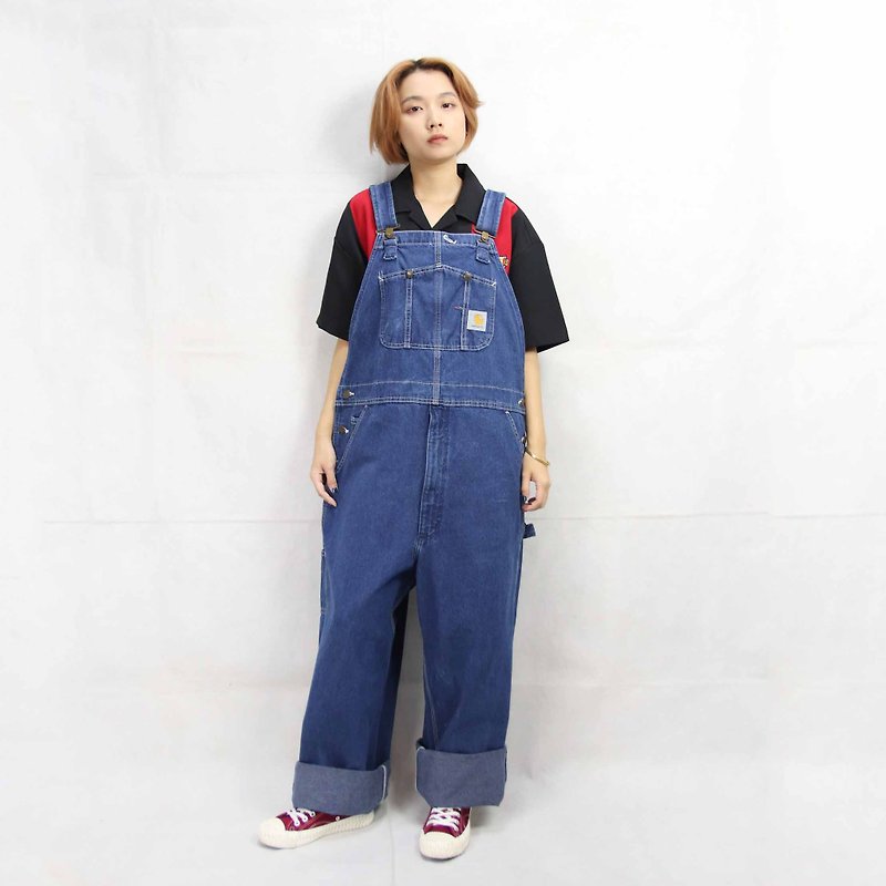 Tsubasa.Y Ancient House Carhartt Brand Denim Suspenders 008, Denim Suspenders - Overalls & Jumpsuits - Other Materials 
