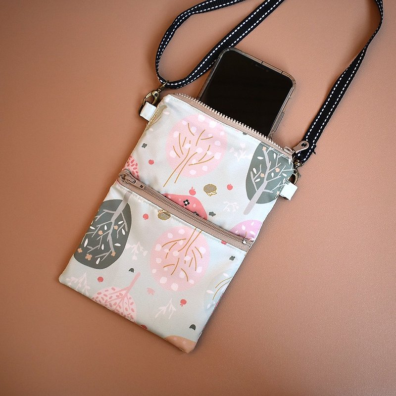 Crossbody cell phone bag_Dream Tree - Messenger Bags & Sling Bags - Nylon Green