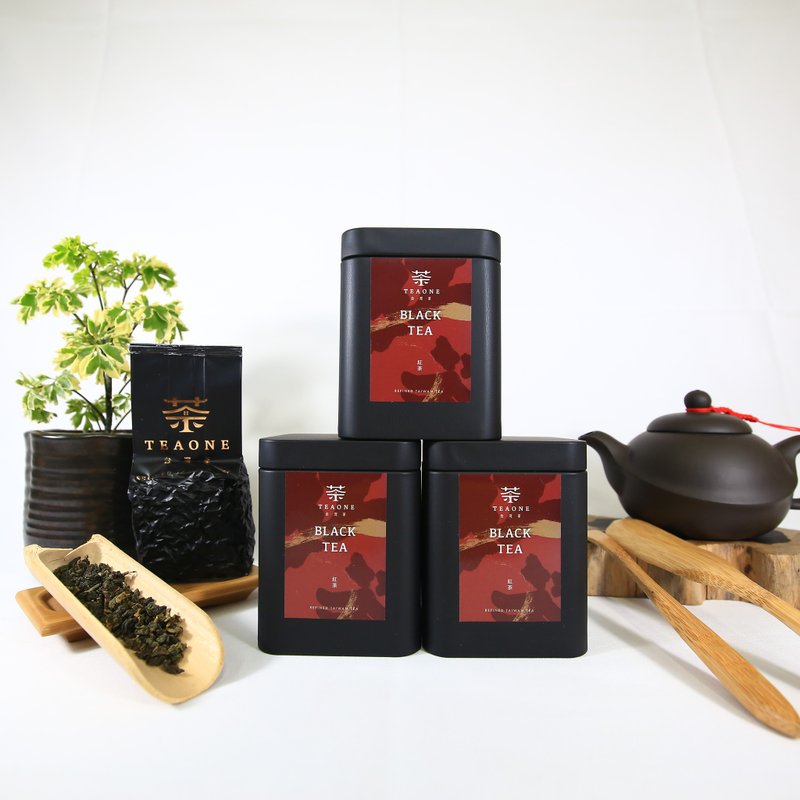 【TeaOne I 原葉茶罐】紅茶 Black Tea【75g/罐】 - 茶葉/茶包/水果茶 - 新鮮食材 紅色