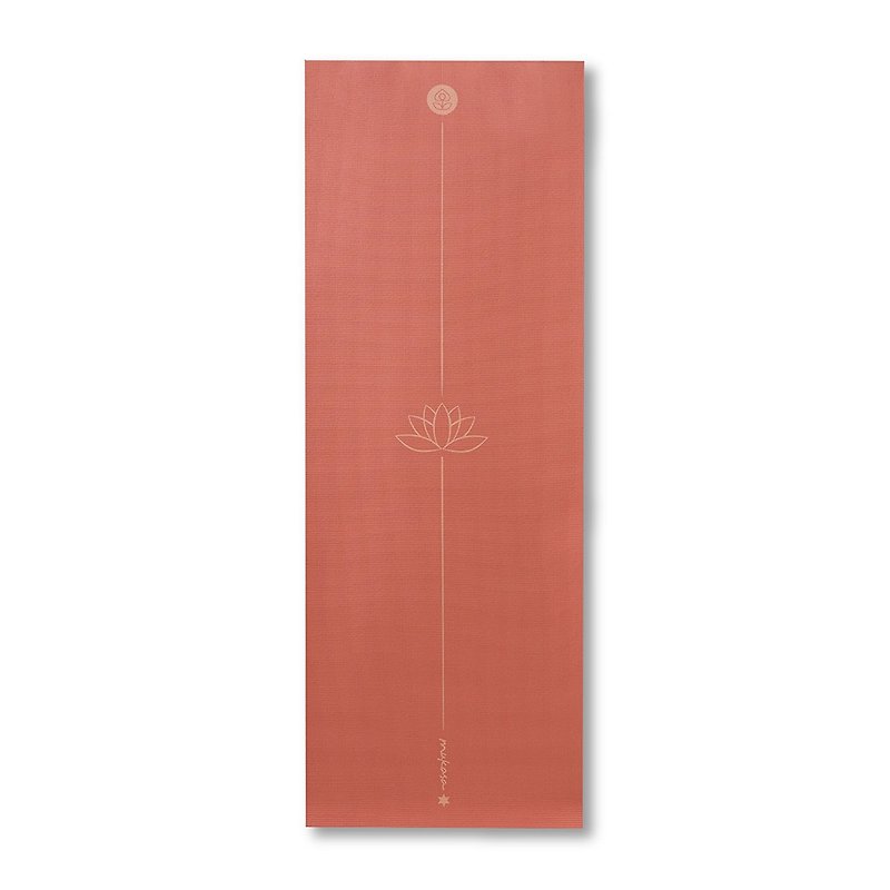 【Mukasa】PVC Yoga Mat 6mm - Caramel Brown- MUK-22121 - เสื่อโยคะ - วัสดุอื่นๆ สีส้ม