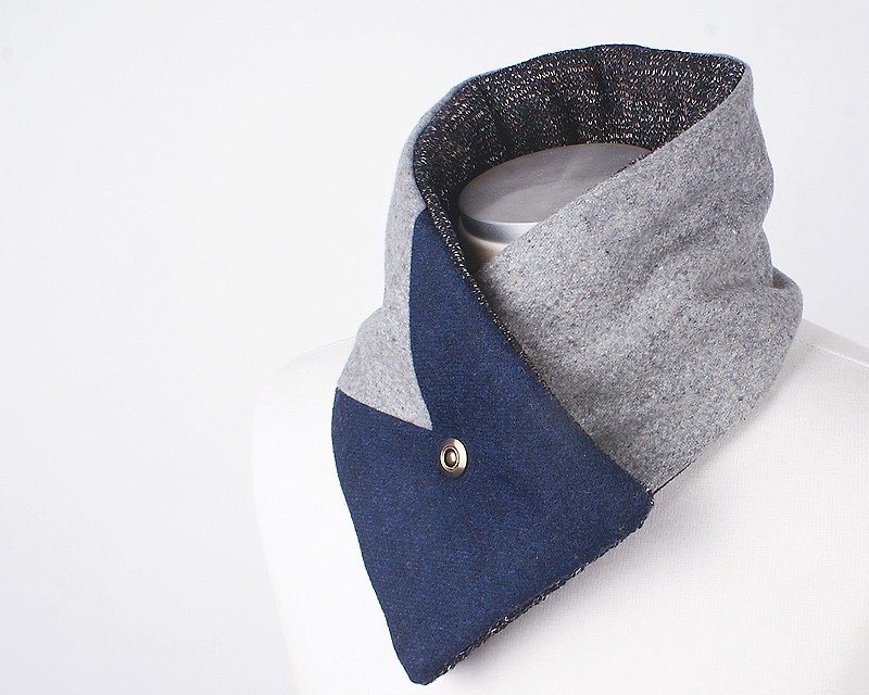 English man of the night muffler - Scarves - Other Materials Gray