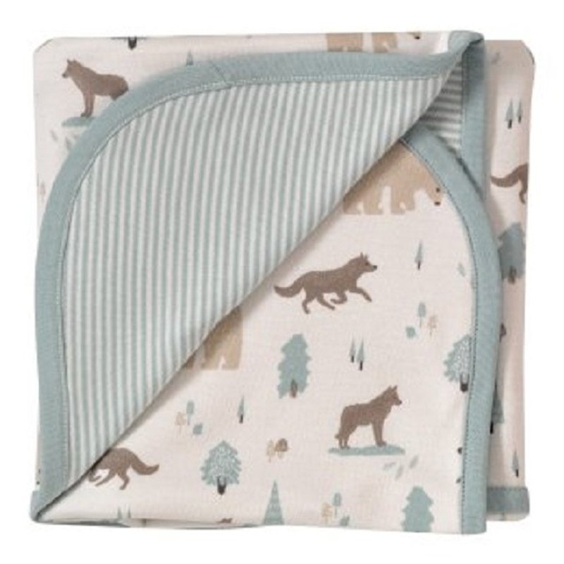 100% Organic Cotton Coyotes baby towel British brand - Baby Gift Sets - Cotton & Hemp Multicolor