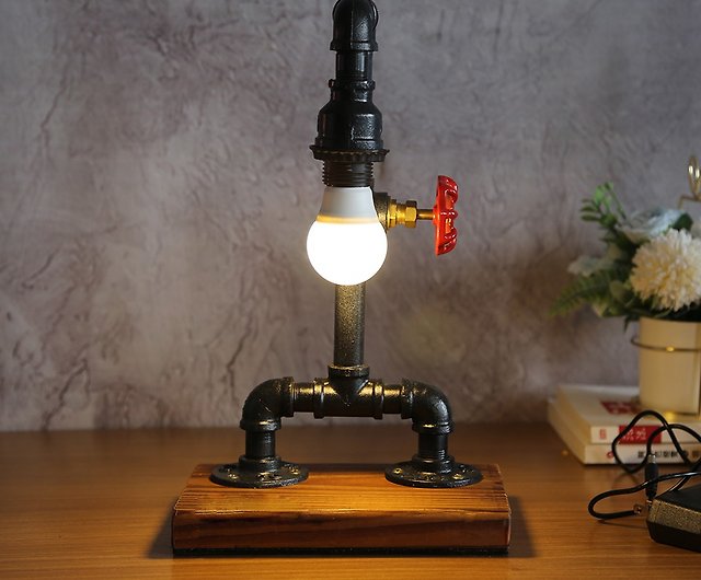 Bedroom Decoration Table Lamp, Pipe Table Lamp