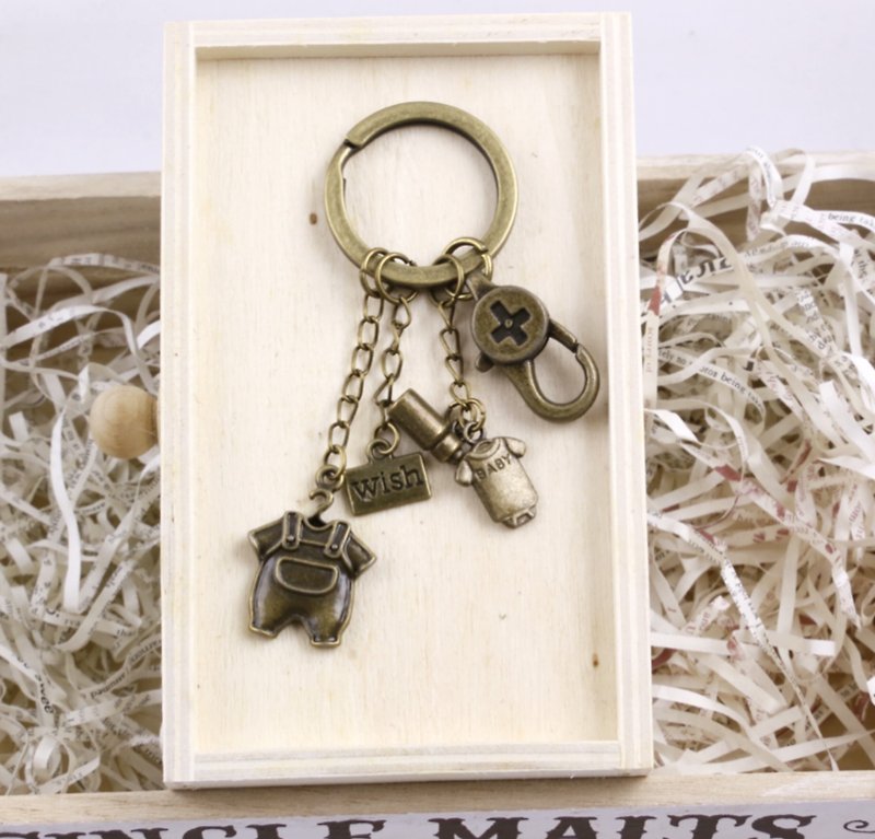 BABY is love charm/key ring - Charms - Other Metals 