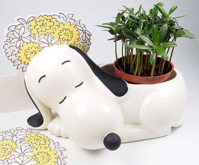 Refurbished Snoopy Clay Basin Sleeping [Hallmark-Peanuts Snoopy