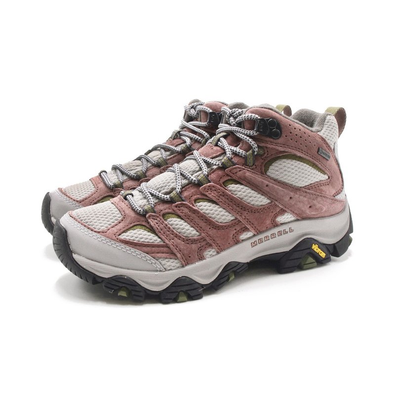 MERRELL MOAB 3 MID GORE-TEX mid-calf waterproof hiking shoes for women - rose pink - Women's Running Shoes - Waterproof Material 