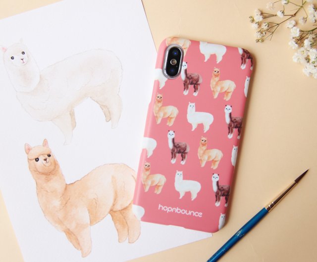 Alpaca Llama Phone Case iPhone 11 pro max se2 xs Max samsung Sony