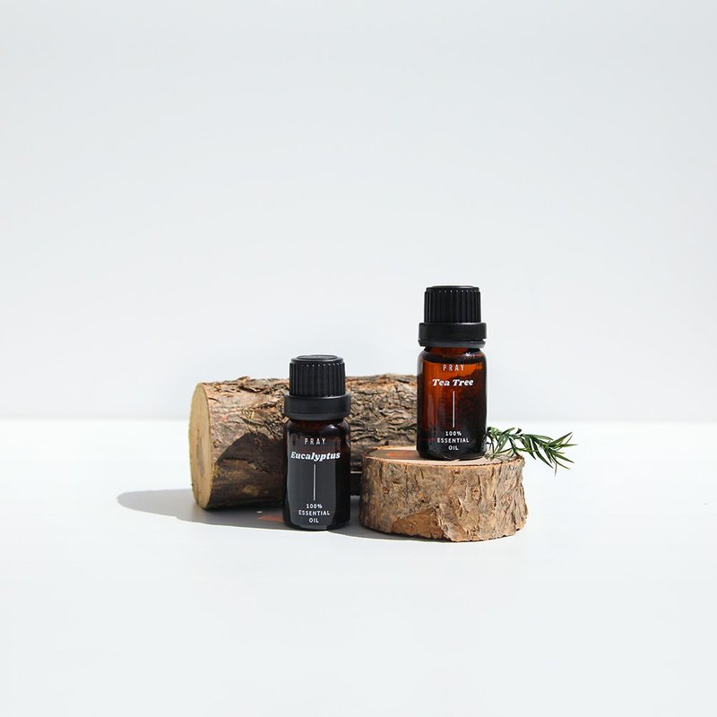 【韓國 PRAY】天然單方精油- 尤加利葉 /10ml - 香氛/精油/擴香 - 玻璃 藍色