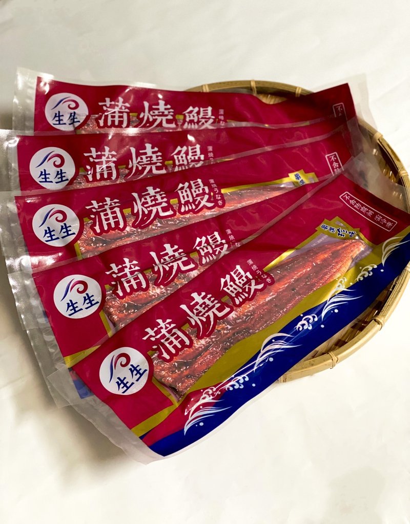 【Shengsheng】Export Japanese eel 333g 5 family group (Kabayaki eel slices - อาหารคาวทานเล่น - วัสดุอื่นๆ สีแดง