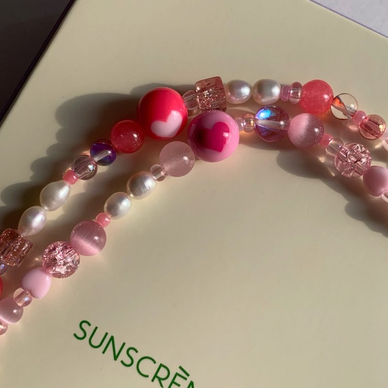 VALENTINE'S SPECIALS: LUCKY LOVE BRACELET SET - 手鍊/手環 - 珍珠 