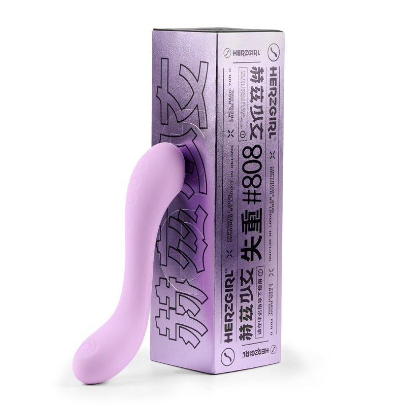 Hertz Girl Weightless #808 G-Spot Slapping Stick (Stardust Purple) - สินค้าผู้ใหญ่ - ซิลิคอน 