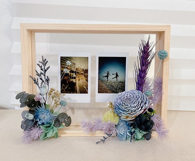 Facing the morning light x non-withering dried flower transparent flower  frame - Shop sumi-road Picture Frames - Pinkoi