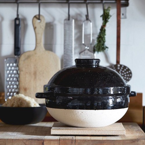 Japan's FORMLADY Japanese-made Banko-yaki-fired three-in-one wood-covered  feather-cauldron rice cooker (with inner lid)