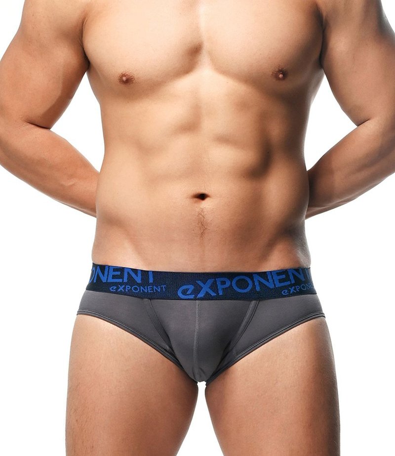 eMBRACE - Extreme Comfort Modal Brief-Iron Grey - ชุดชั้นในผู้ชาย - ผ้าฝ้าย/ผ้าลินิน สีเทา