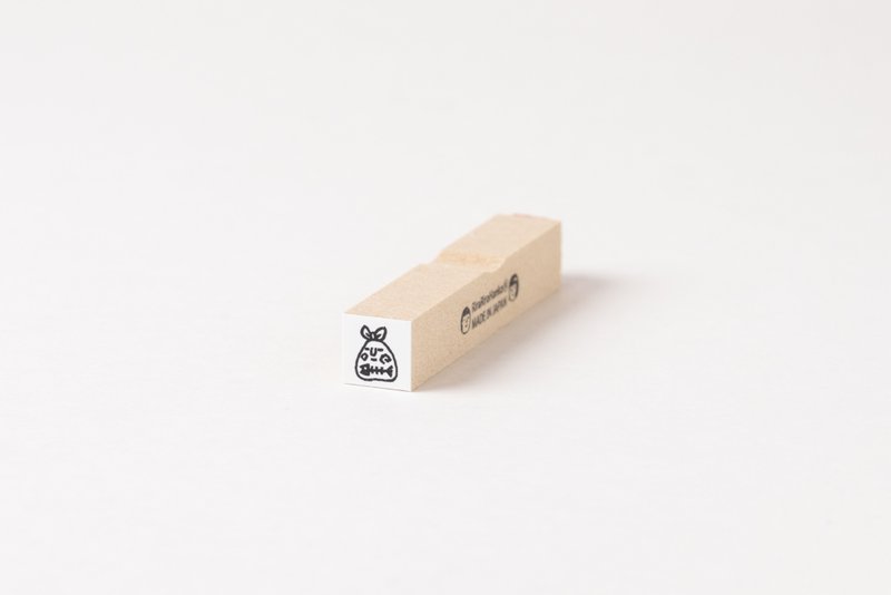 [Burnable garbage] Schedule stamp*10mm square*R314 - Stamps & Stamp Pads - Wood 