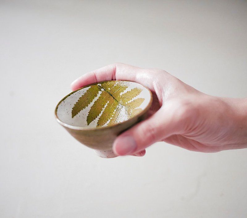 小茶碗・台湾山芥シリーズ - 急須・ティーカップ - 陶器 グリーン