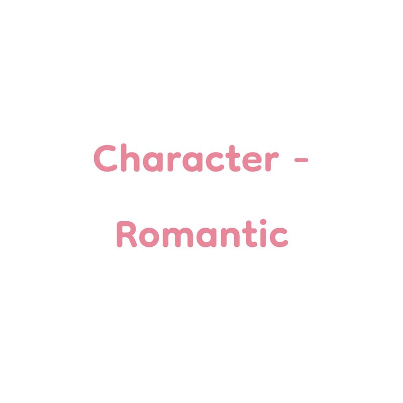 Character - Romantic (인물 - 로맨틱) Set pack - 貼紙 - 紙 