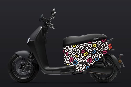 BLR BLR gogoro 防刮車套 iD94 大彩豹紋