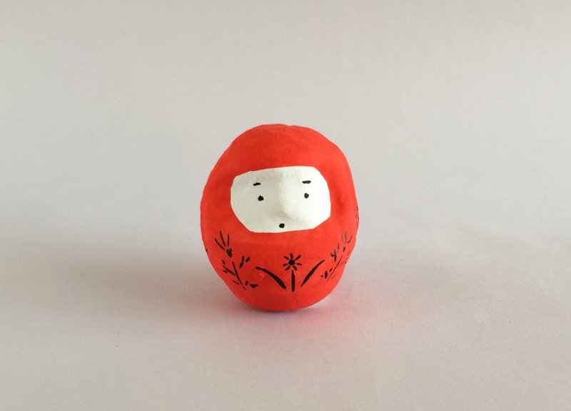 Red daruma - Stuffed Dolls & Figurines - Paper Red