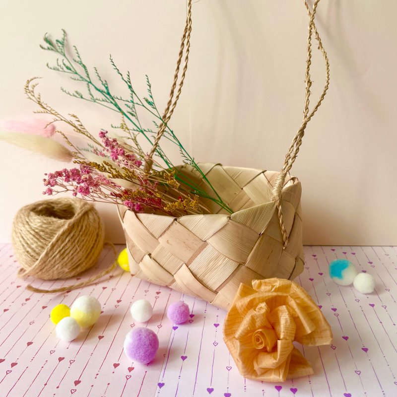 [Moon Peach Weaving] Moon Peach Hanging Basin - Plants - Plants & Flowers 