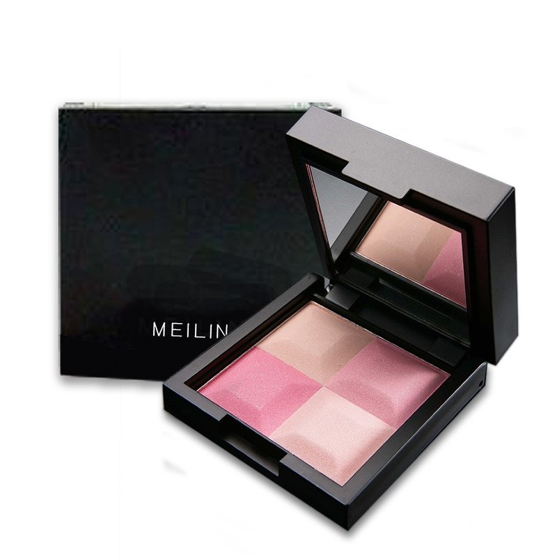 MEILIN Jingcan 3D Modified Cheek Blush (4-Color Cheek Palette) - ลิปสติก/บลัชออน - วัสดุอื่นๆ 