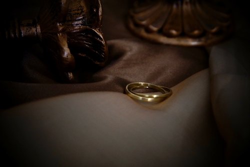 VinDeco 舊飾 手作金工 訂製 I黃銅 雙環戒指