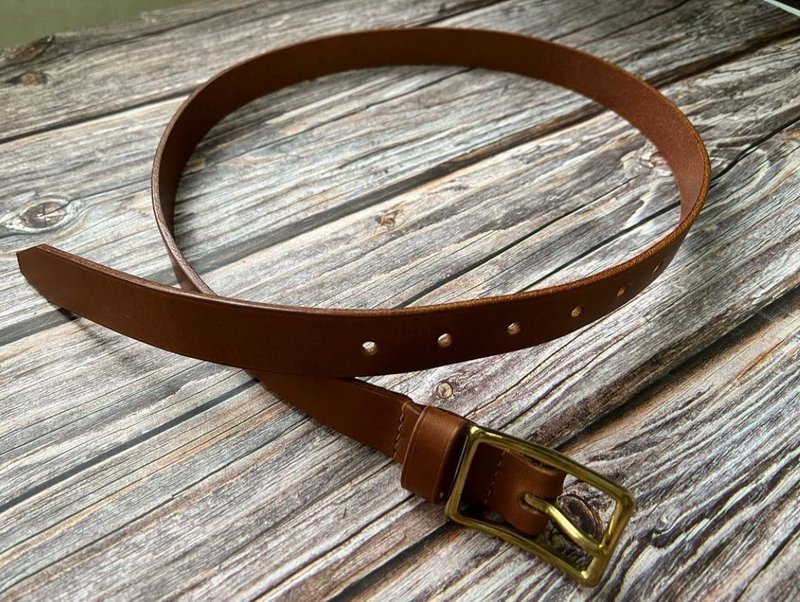 【Custom】Italian cowhide belt - Belts - Genuine Leather 