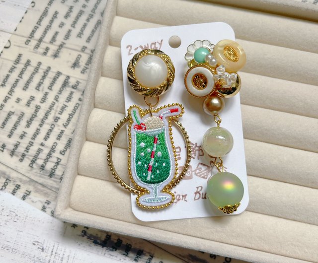 ゼド Middle 花火jewelryピアス/イヤリング ピアス(スタッド·一