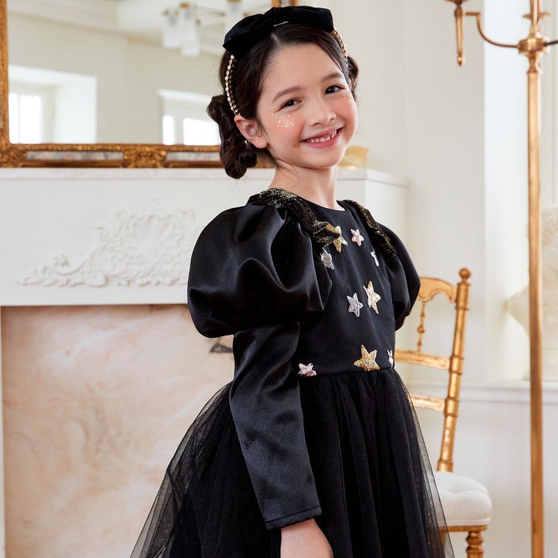 Sparkly Star Dress - black - Kids' Dresses - Other Materials 