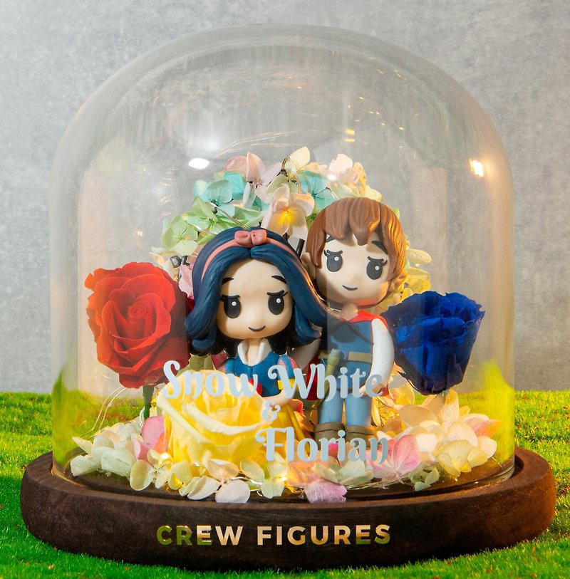 [Ready Stock] Disney Snow White Ferris Wheel Eternal Flower Bottle - ตุ๊กตา - วัสดุอื่นๆ หลากหลายสี