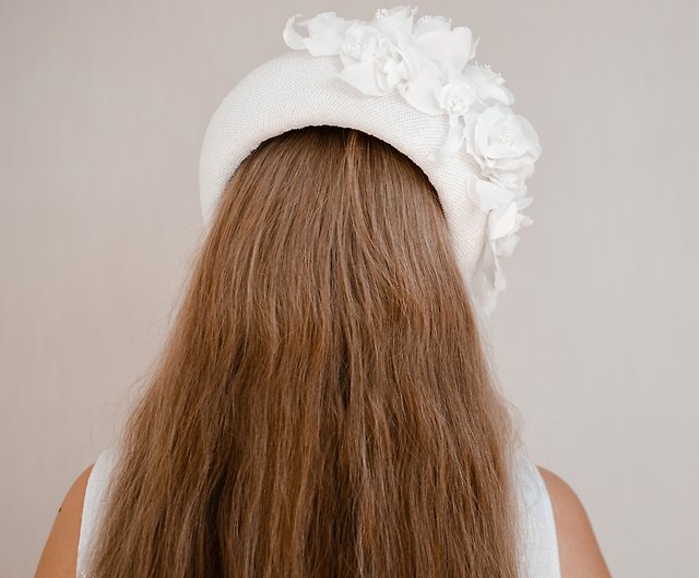 Pearl birdcage veil for bride. Bridal shower headband veil. Bachelorette  veil. - Shop TailoredMagic Headbands - Pinkoi