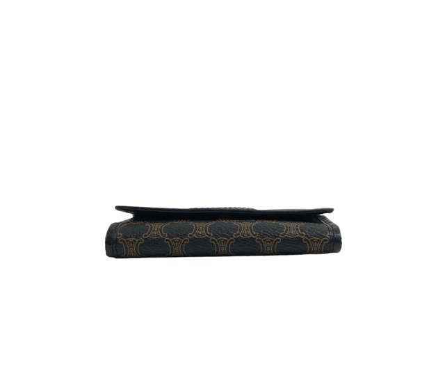 日本直送名牌中古包】CELINE セリーヌマカダムブラゾン型押し6連 日本直送名牌中古包】CELINE セリーヌマカダムブラゾン型押し6連