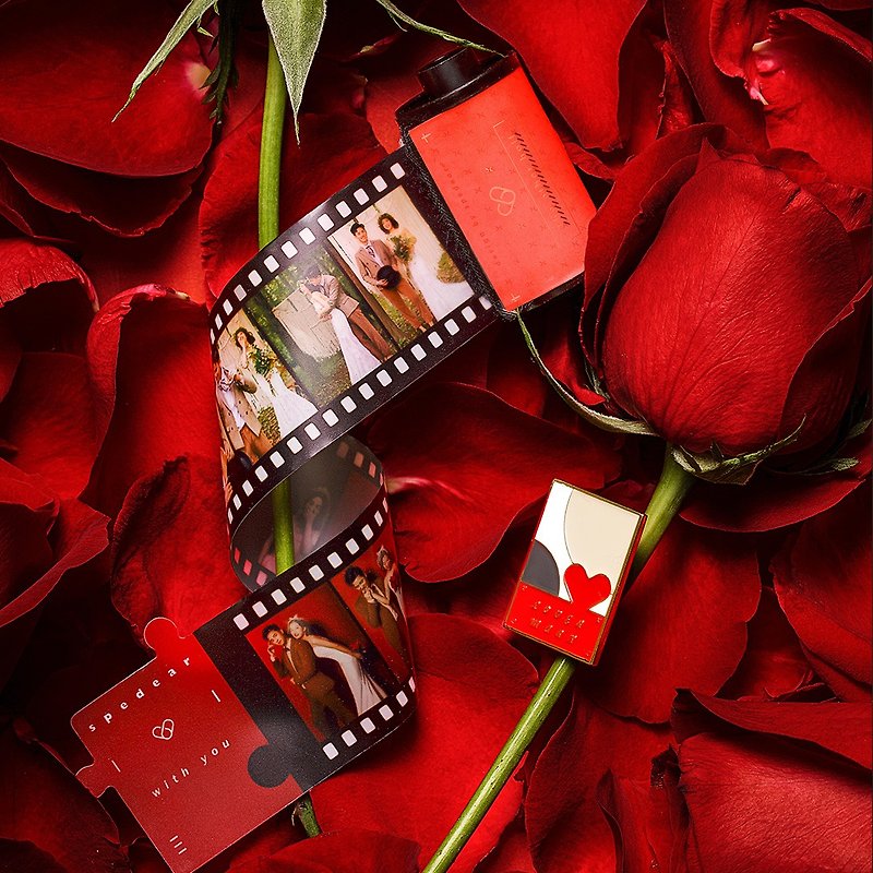spedear customized retro film memory album half couple limited - Photo Albums & Books - Plastic Red