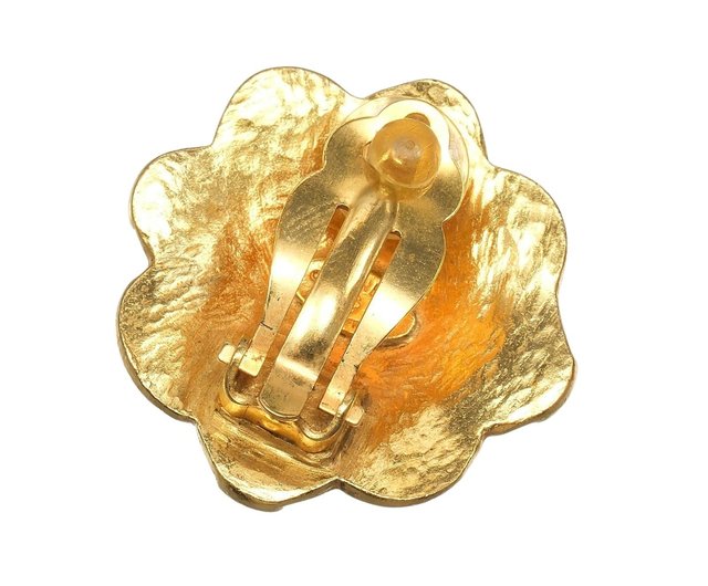 ヴィンテージ　シャネルイヤリング　片耳 CHANEL シャネル イヤリング ターンロック ココマーク ゴールド