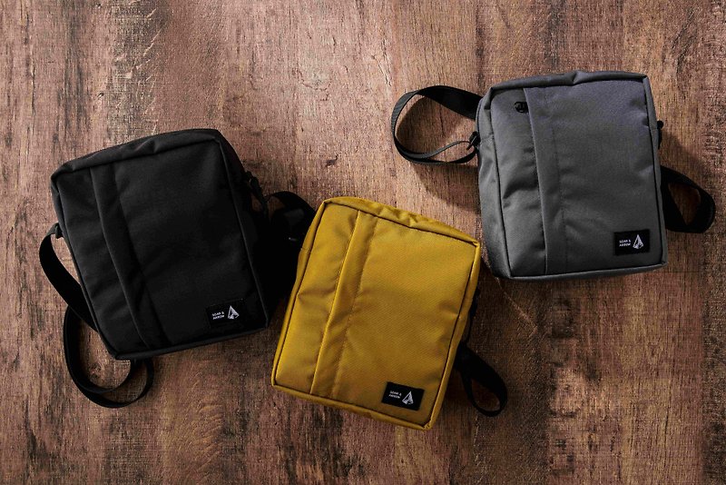 【Soar&Arrow】T-205 high-performance travel small square bag side backpack carry-on bag crossbody bag - กระเป๋าแมสเซนเจอร์ - ไฟเบอร์อื่นๆ หลากหลายสี